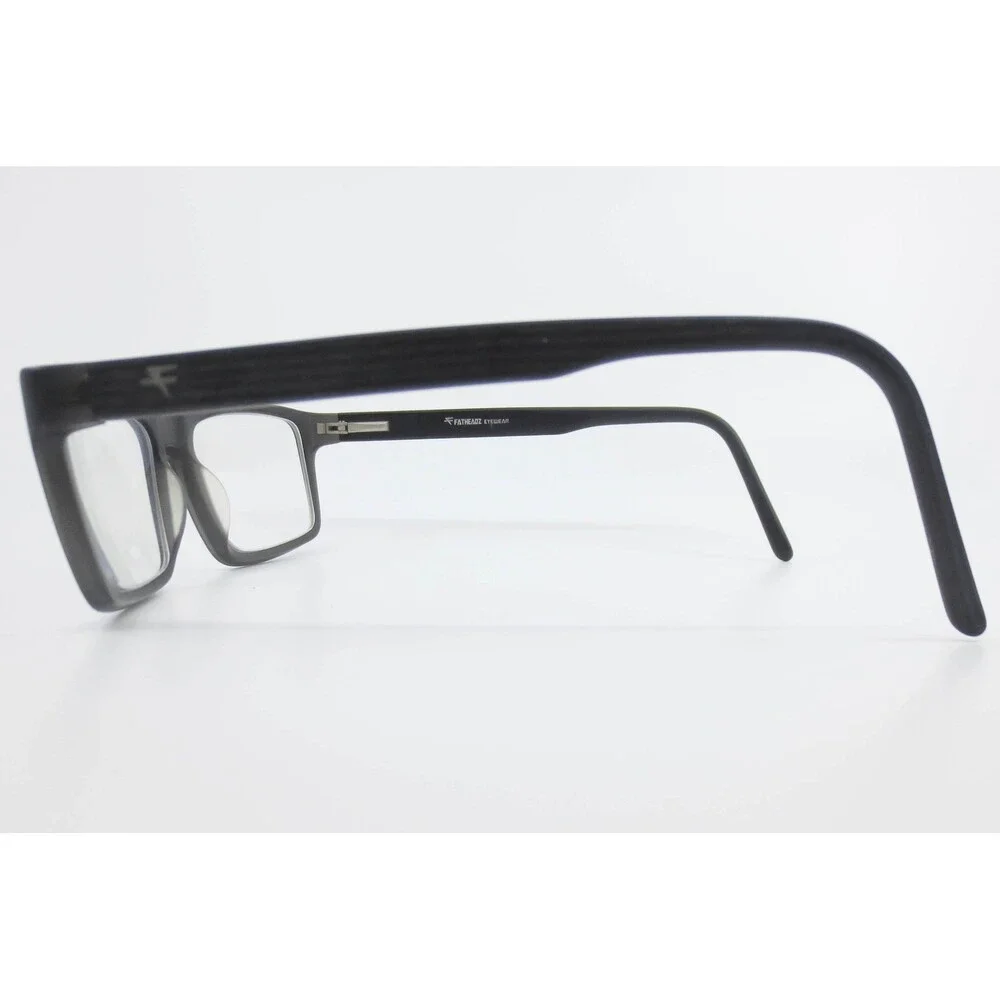 Fatheadz Eyewear Pure FH-00190 Matte Black Rectangular Eyeglass Frames 58-18-150